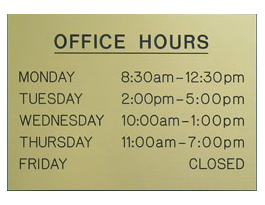 Office House Signs